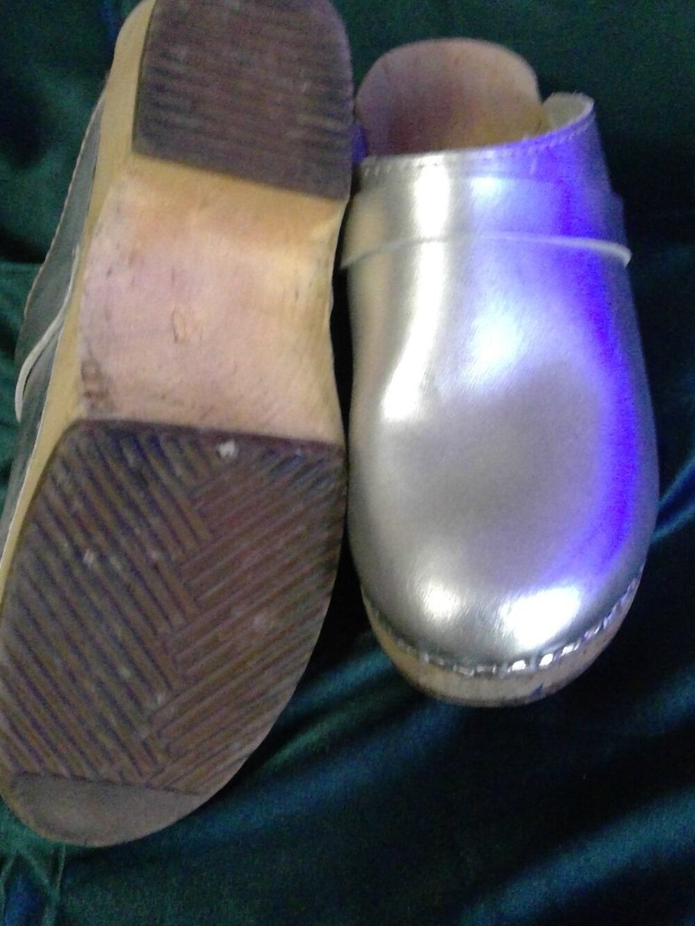 HAND MADE CLOGS.....LABEL REMOVED - Picture 3 of 5